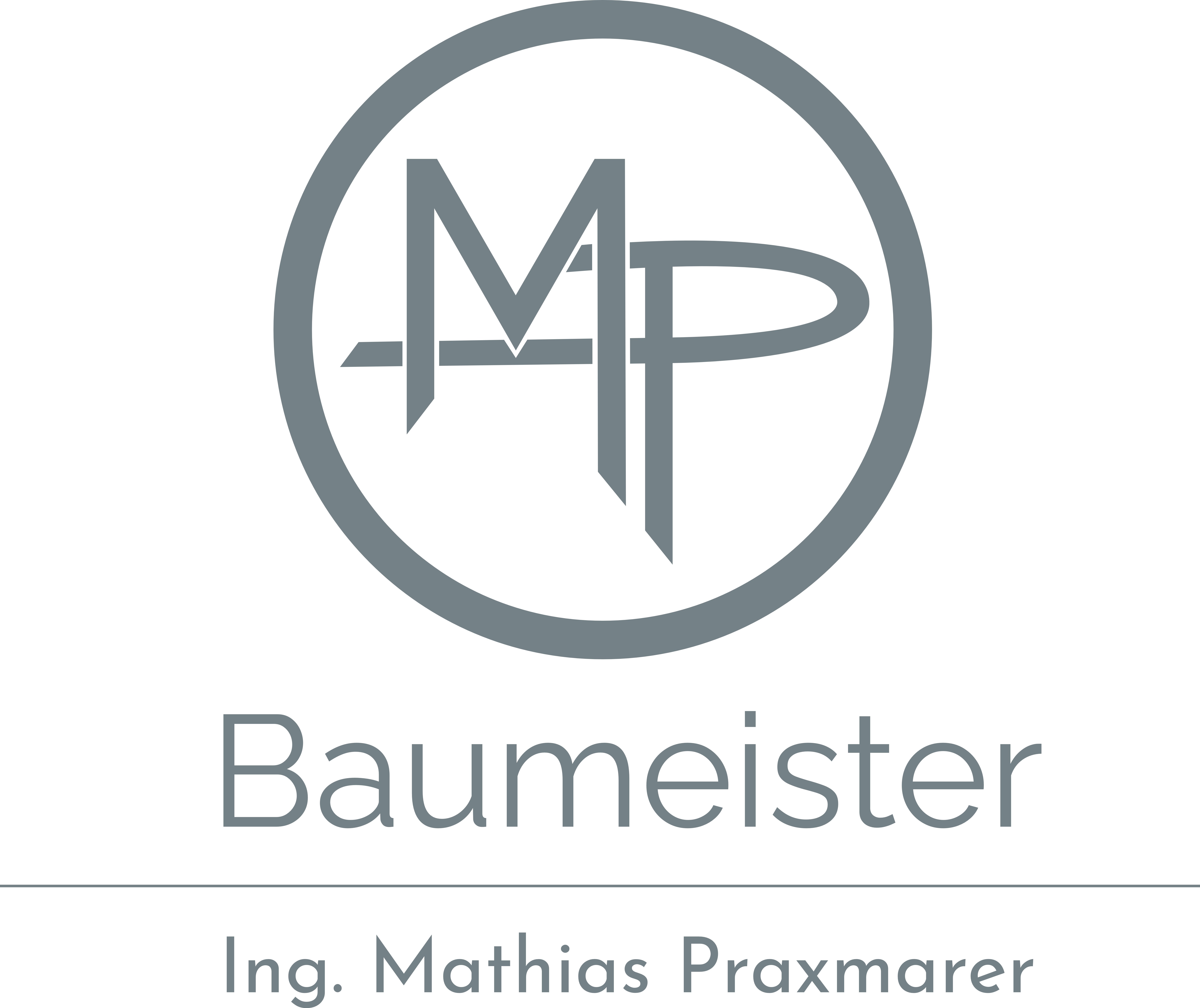 Logo Baumeister Ing. Mathias Praxmarer
